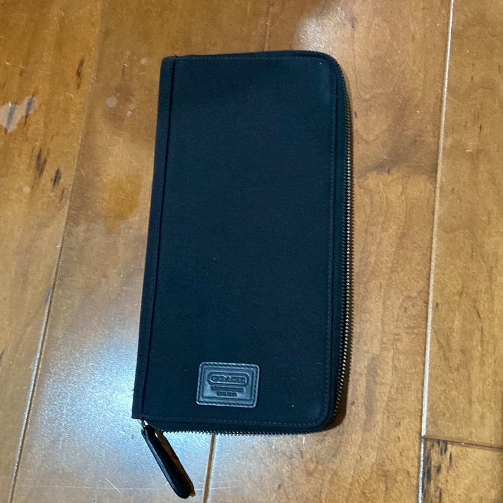 Black coach wallet